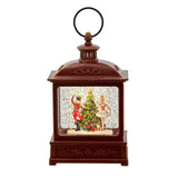 Nutcracker Ballet with Christmas Tree  Glitter Lantern 8"