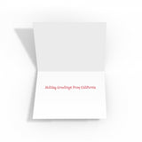 Santa's Sleigh California Fly Over Boxed Christmas Cards Pack of 12
