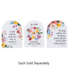 Bible Verse Message Arch Block 8"