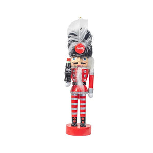 6" Coca Cola Nutcracker with Stripe Pants Ornament