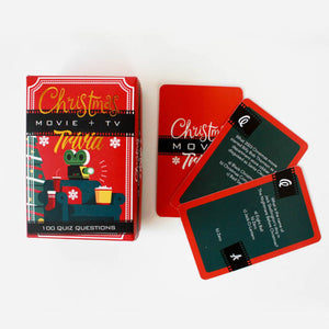 Christmas Move + TV Trivia 100 Questions Card Pack