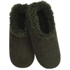 Men's Classic Snoozies® Sherpa Lined Corduroy Slippers - Olive Green