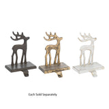 8" Reindeer Metal Stocking Holder
