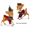 7.5" Retro Holiday Fawn Deer Figurine