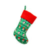 19" Disney Mickey & Minnie Green Red Stocking