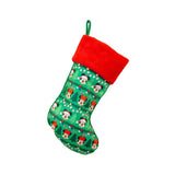 19" Disney Mickey & Minnie Green Red Stocking