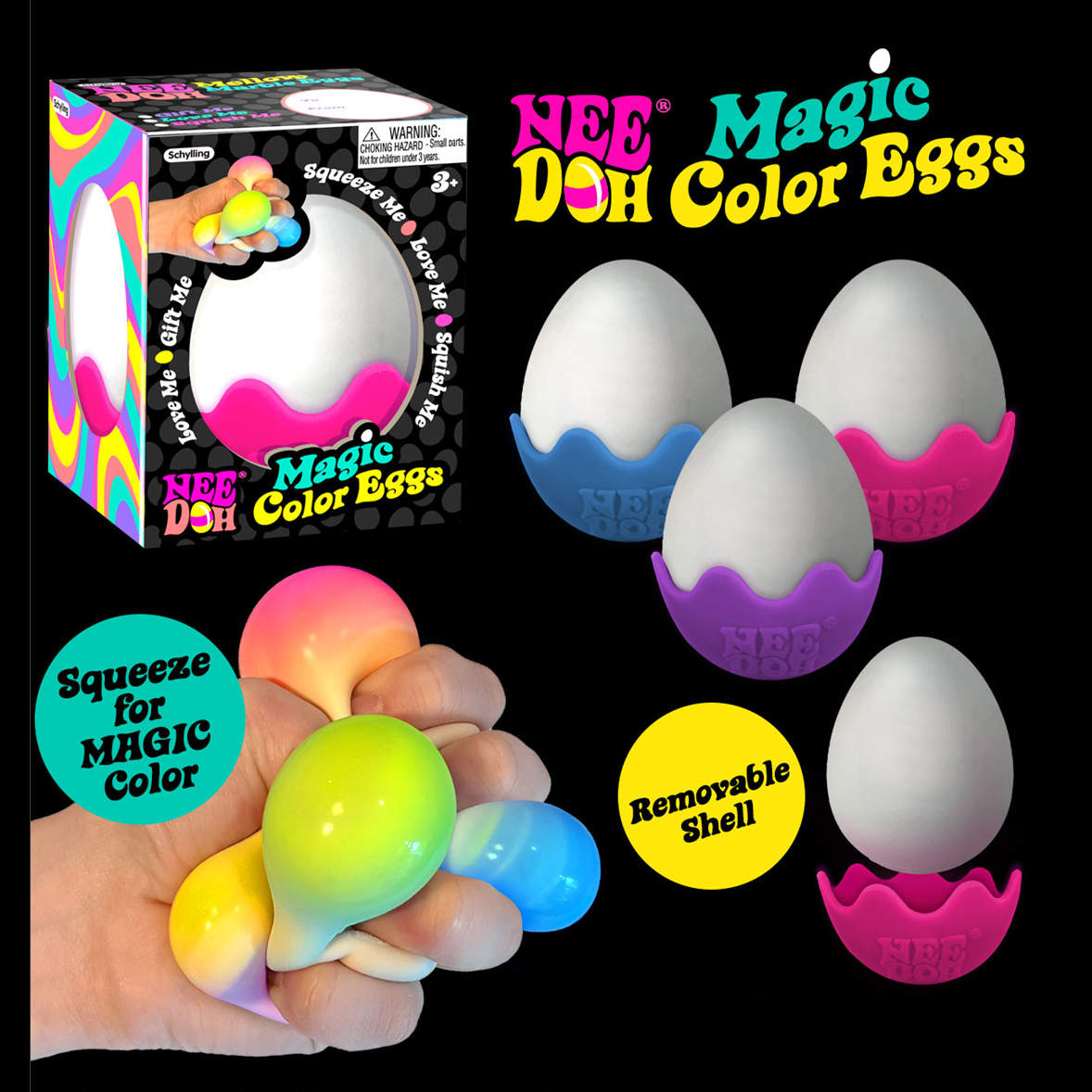Magic Color Eggs Nee Doh – Steve's Hallmark