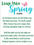 Leap into Spring Frog Token Charm