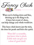 Fancy Yellow Chick with Hat Token Charm