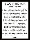 Glow in the Dark Translucent Ghost Token Charm