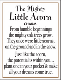 The Mighty Little Acorn Token Charm