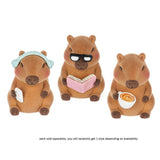 Be Cappy Flocked Capybara Standing Figurine 2.5"