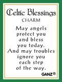 Celtic Blessings Angel Token Charm