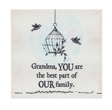 Grandma Best of Our Family Mini Block Sign 2.5"