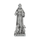Patron Saint Francis with Animals Figurine 4.5"