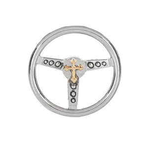Jesus Takes the Wheel Token Charm