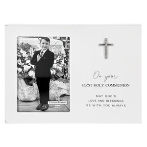 On Your First Holy Communion God's Love and Blessings Frame