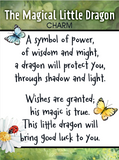 Magical Little Dragon A Symbol of Power Wisdom Might Token Charm 1.5"