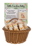 Garden Orange Tabby Kitty Cat with Butterfly Token Charm