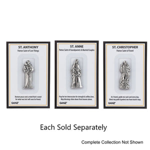 Patron Saint Token Charm on Message Card