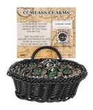 Not All Who Wander are Lost Compass Metal Token Charm 1.375"