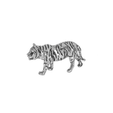 The Fearless Tiger Metal Token Charm 1.125"