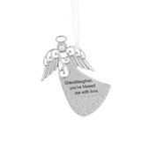 Granddaughter you've blessed me with love Metal Ornament 3"