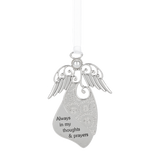 Always in my thoughts & prayers Metal Ornament 3"