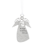 An angel is watching over you Metal Ornament 3"