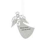 Always Know You are Loved Angel Among Us Metal Ornament 3"
