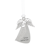 Let go and let God Metal Ornament 3"