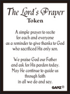 The Lord's Prayer Token Charm