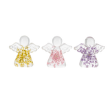 Always in My Heart Pressed Dried Flower Angel Token Charm 1"