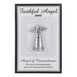 Faithful Angel of Rememberance on Message Card Token Charm 1.25"