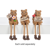The Happy Little Quokka Shelfsitters with Dangle Leg Figurine 6.5"