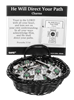 He Will Direct Your Path Compass Cross Token Charm