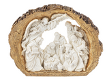 Log Nativity Figurine - Lg.