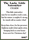 The Lucky Little Nutcracker Token Charm