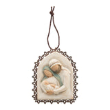 Holy Family Metal-edged Ornament