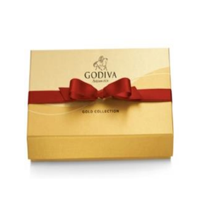 Godiva Chocolatier Assorted Chocolate Gold Gift Box 9 pieces 3.8 Oz