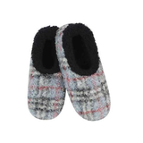 Men's Classic SnooziesÂ® Sherpa Lined Boucle Slippers - Gray/Black