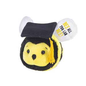Bee All You Can Bee Graduation Stuffed Plush 6"
