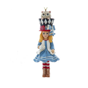 5.25" Alice in Wonderland Hollywood Nutcracker Ornament