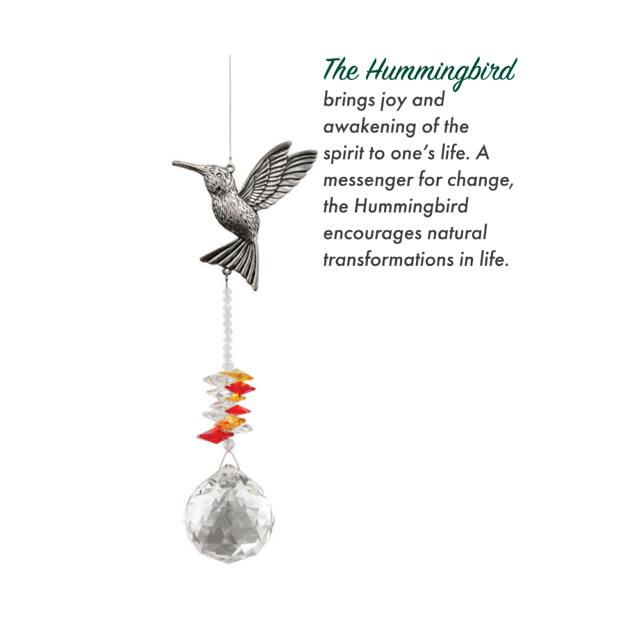 Hummingbird Wishing Thread Eternity Crystal Ball Prism Rainbow Maker ...