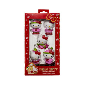 Set of 5 Hello Kitty Miniature Ornaments in Box