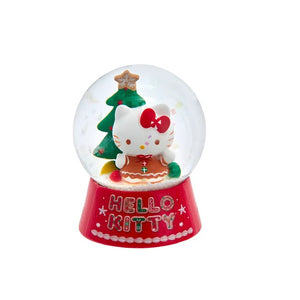 45mm Hello Kitty Gingerbread and Green Tree Water Globe