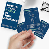 How to Swear in ASL Sign Language 100 Card Pack