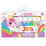 Jumbo Jots Dual Tip Cone & Stamp Markers Unicorn