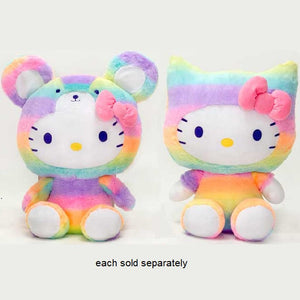 9.5" Hello Kitty Rainbow Sherbet Stuffed Plush