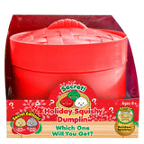 Surprise Secret Holiday Dumpling Squishy Toy in Bamboo Case 3.5" Random Holiday Colors
